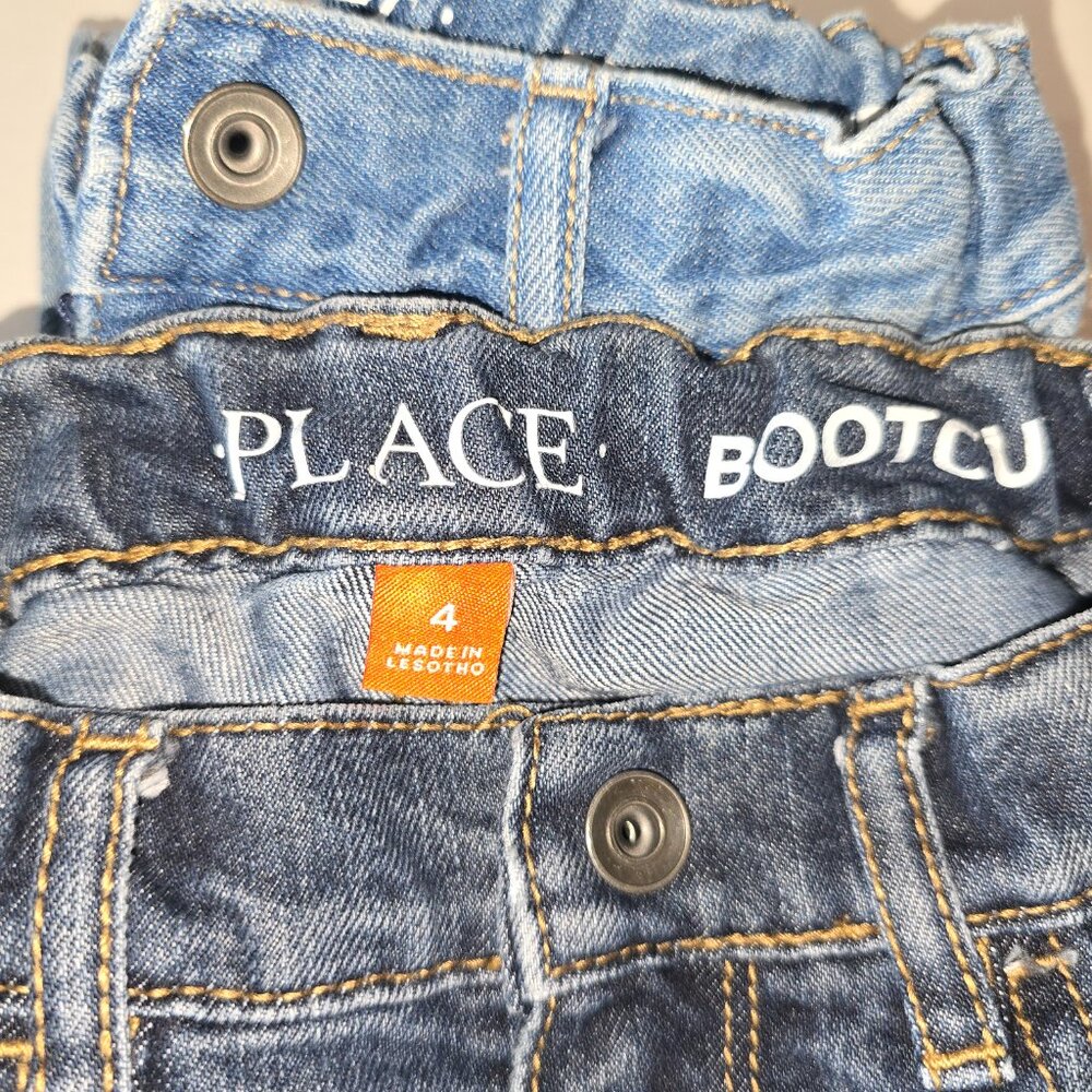 Children's Place, Boys Size 4, adjustable Waist Jeans, Gently-used condition - Picture 7 of 7